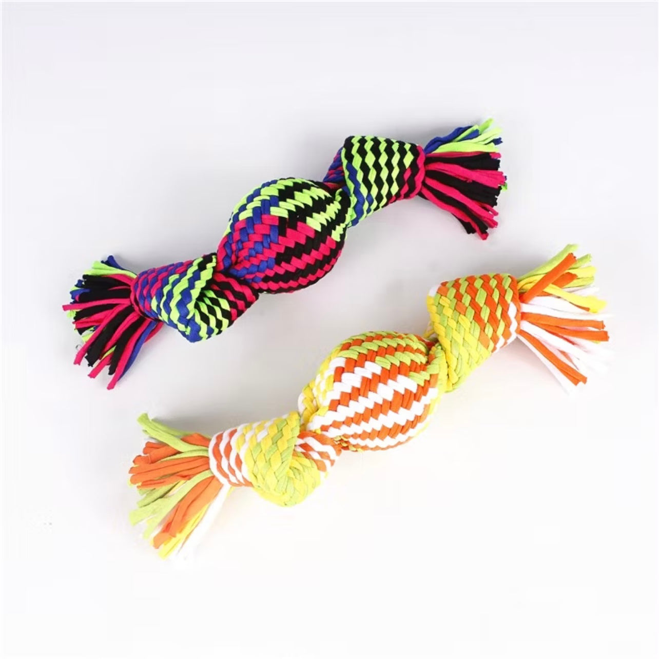 Bite Resistant Dog Rope Toy Pet Interactive Knot Design Dog Chew Rope Puppy Teething Toy