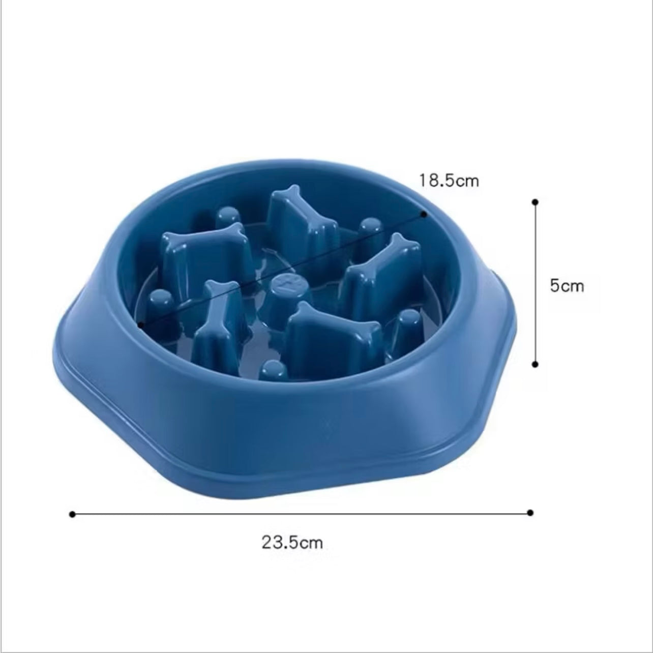 Slow food bowl for pets, Anti-Choking Dog Bowl cat bowl