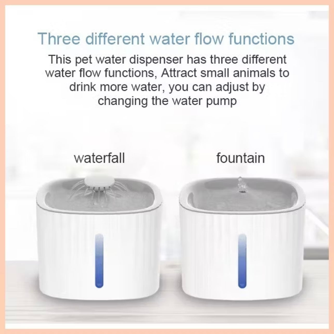 Automatic Pet Water Fountain for Cat and Dogs with Filter 3L