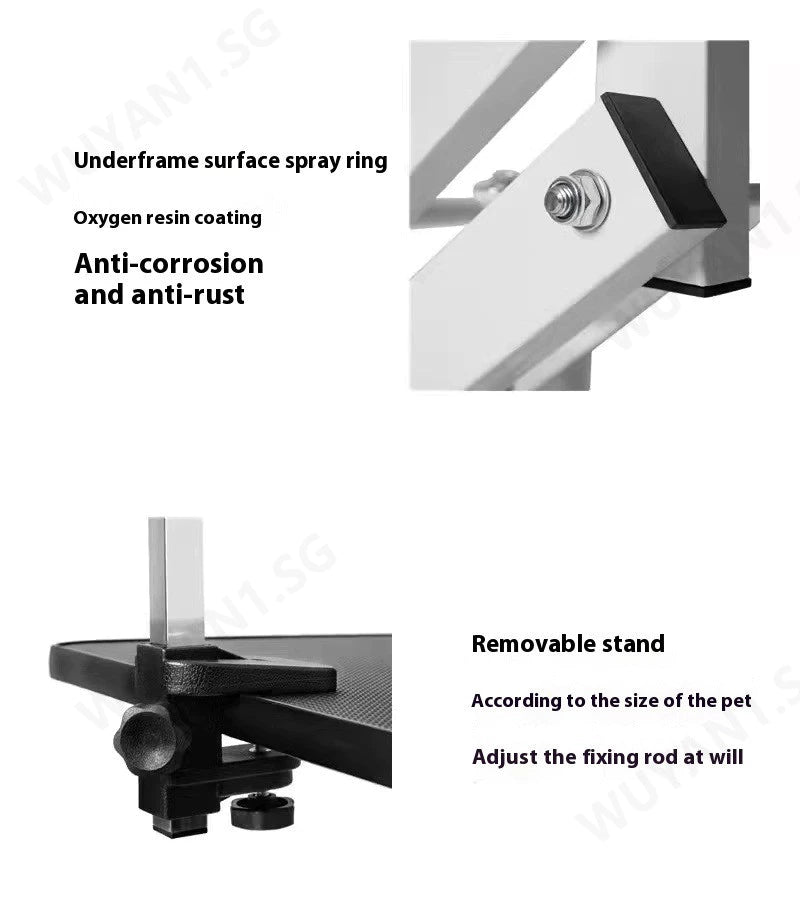 Pneumatic Rotating Hydraulic Lifting Table Pet Store Dog Grooming Table