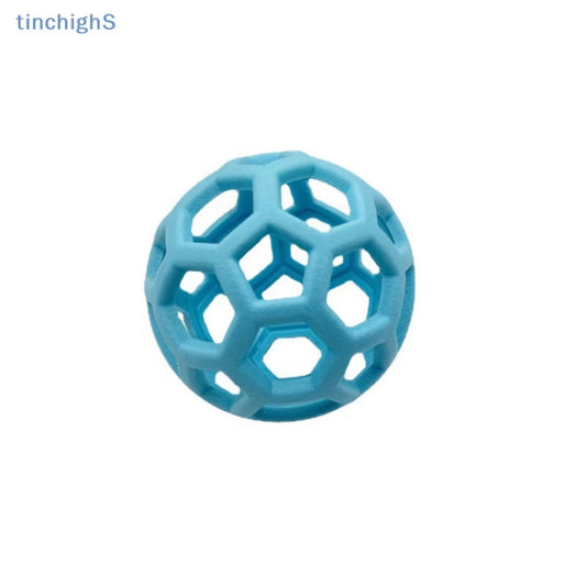 Dog Natural Rubber Chew Toy Dog Geometric Safety Ball Pet Interactive Balls Puppy Training Playing Teeth Cleaning