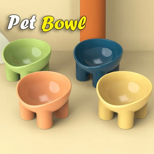 Minimalist Tilted Pet Bowl | Cat Bowl | Dog Bowl