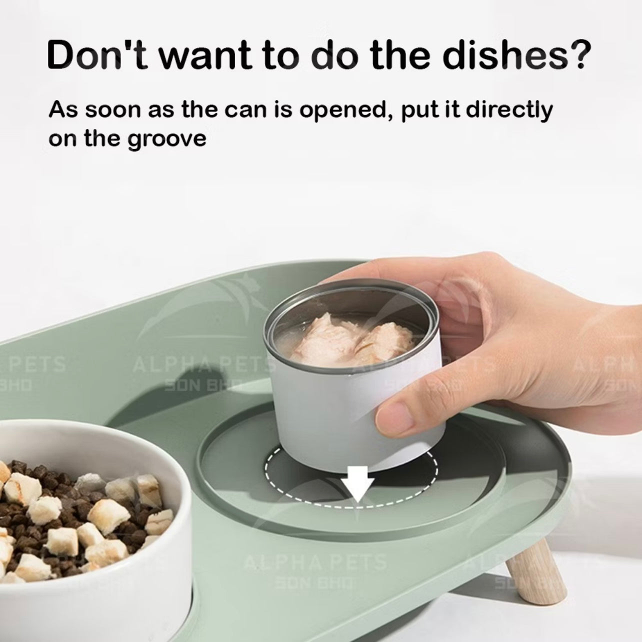 UBER CHUBBY Pet Food Bowl - For both Cats & Dogs