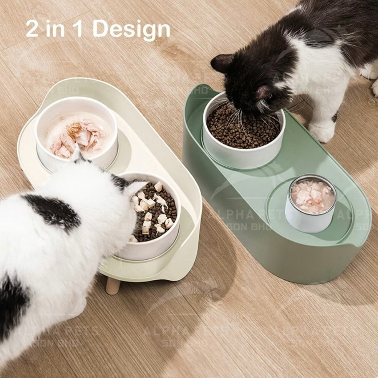 UBER CHUBBY Pet Food Bowl - For both Cats & Dogs