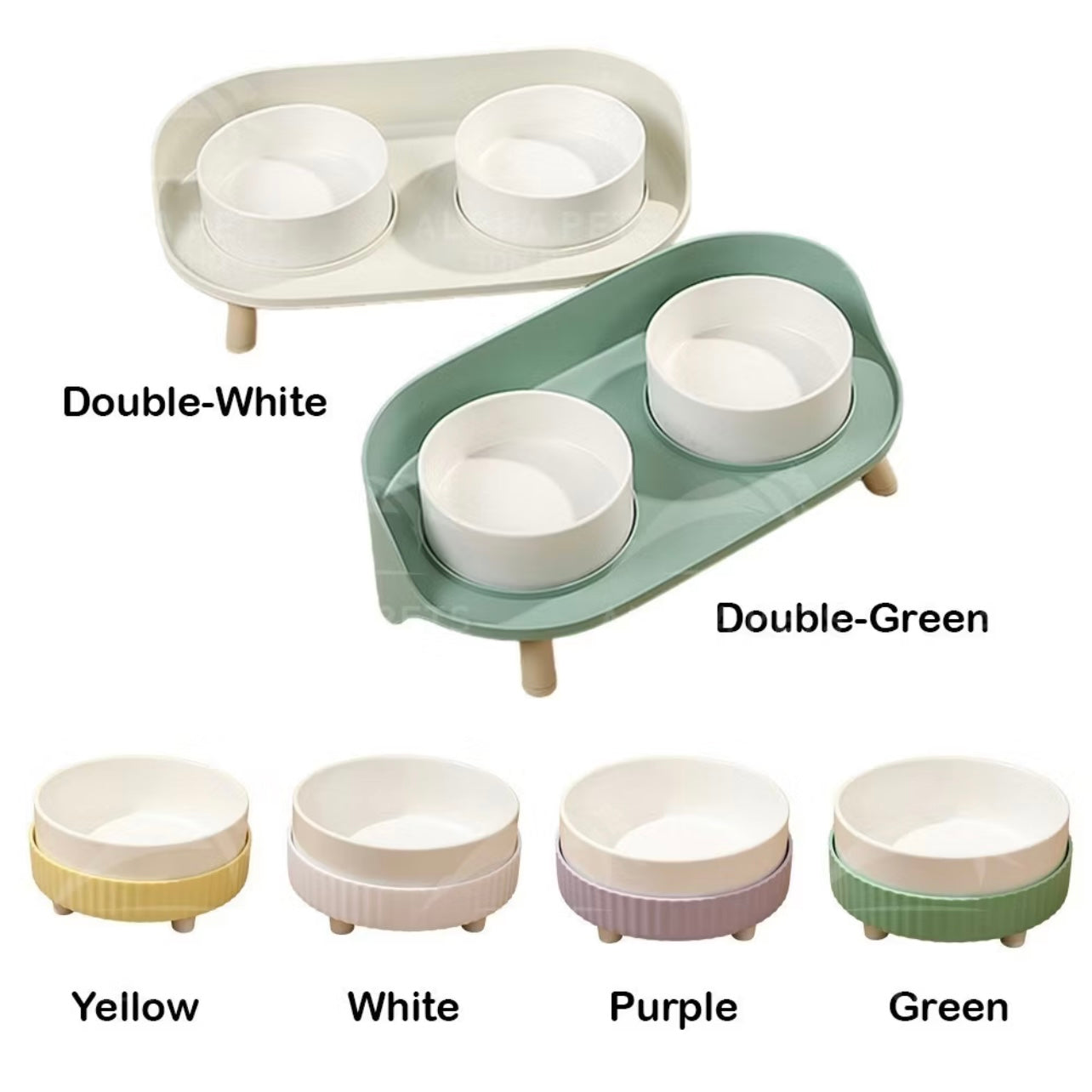 UBER CHUBBY Pet Food Bowl - For both Cats & Dogs