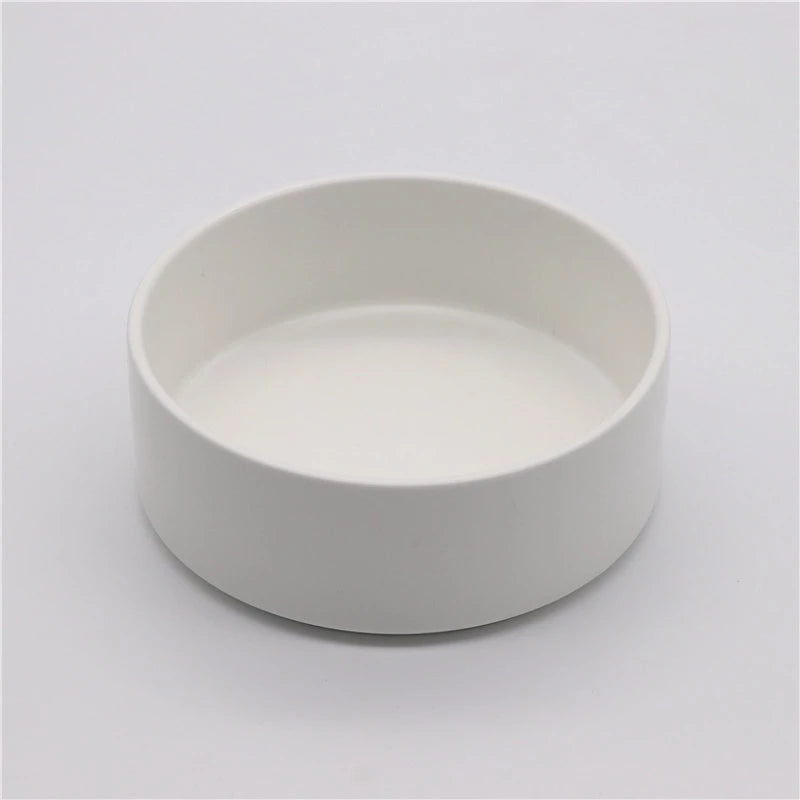 Simple Style Pet Ceramic Bowl Small Mixed Color 13cm Cat Bowl Dog Bowl Food Basin Pet Bowl