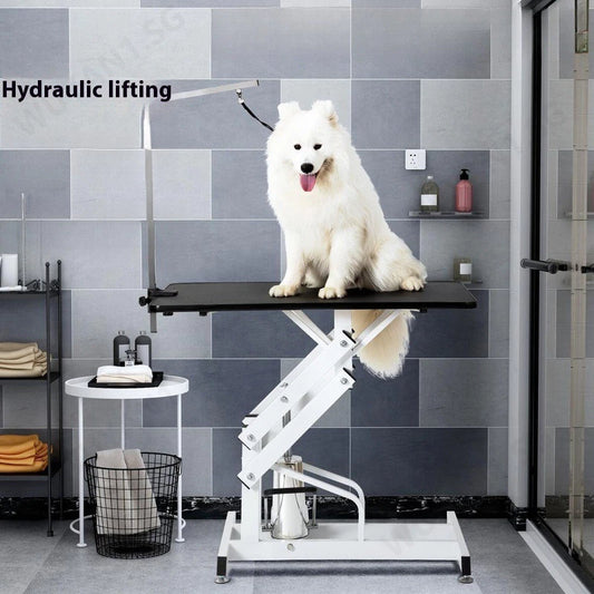 Pneumatic Rotating Hydraulic Lifting Table Pet Store Dog Grooming Table