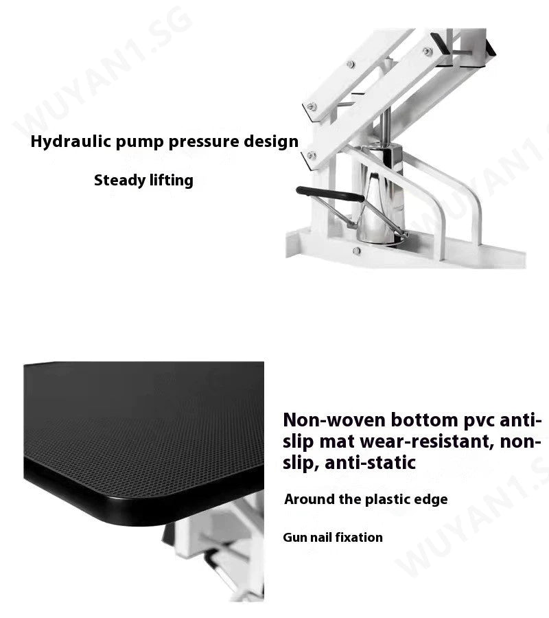 Pneumatic Rotating Hydraulic Lifting Table Pet Store Dog Grooming Table