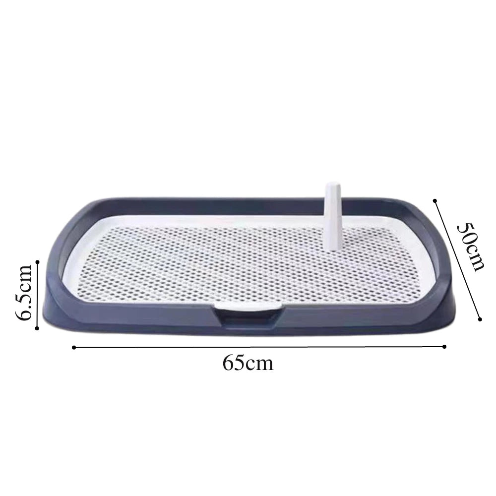 Non-Slip Dog Toilet Tray (Gray)