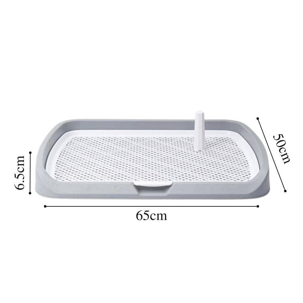 Non-Slip Dog Toilet Tray (Gray)